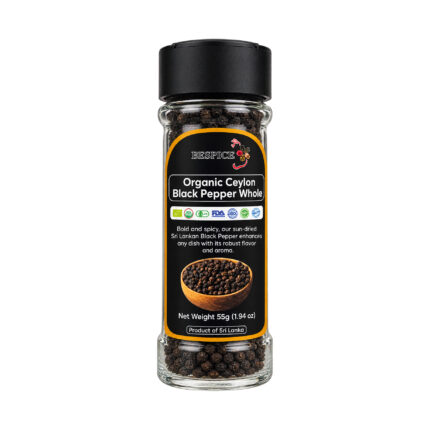 Organic Ceylon Black Pepper Whole